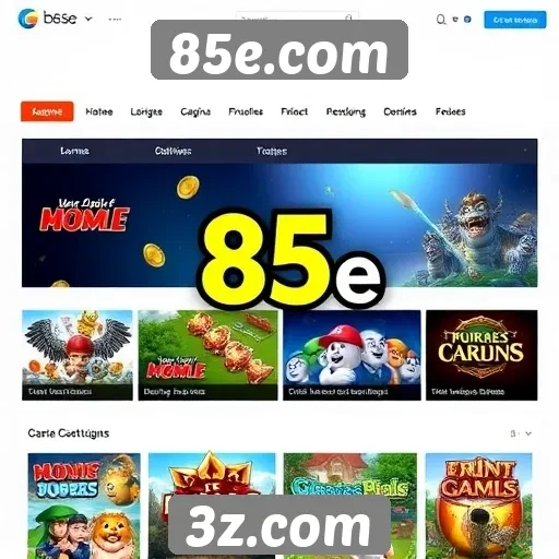 85e.com oferece diversas categorias de jogos online