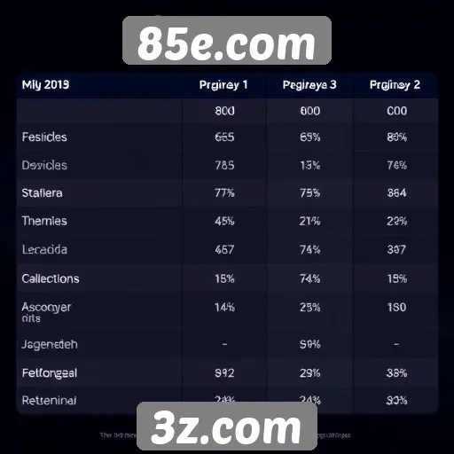 Desempenho de 85e.com em comparação com concorrentes